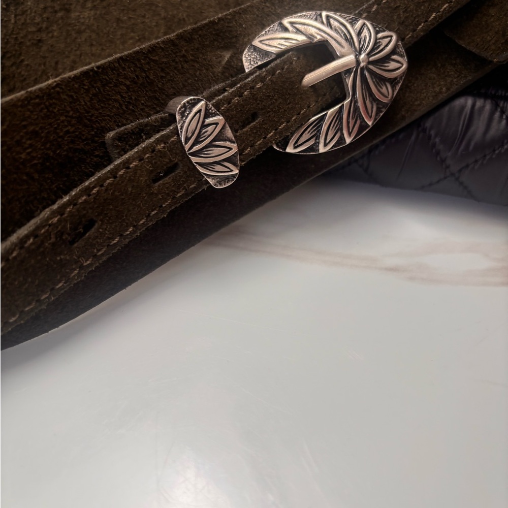 Wester belt leather